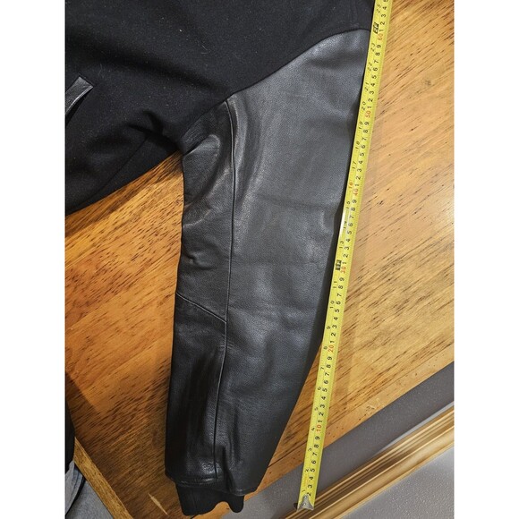 Harley Davidson Jacket Mens Leather/Wool Blend Varsity Jacket Sz S (runs big) - Picture 5 of 7